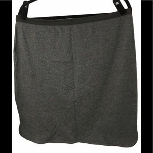 GAP stretchy grey elastic waist band skirt L